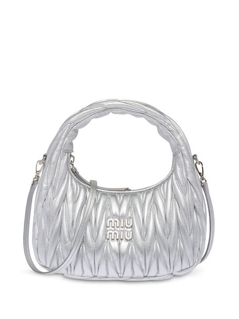 miu miu silver bag|miu miu bag vintage.